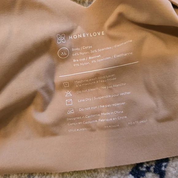 Honeylove Seamless Tan Bra - Picture 3 of 3